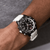 Breitling Endurance Pro 38 Watch with White Strap on Model