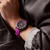 Breitling Endurance Pro 38 Watch with Purple Strap on model