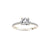 Fink&#39;s Exclusive 14K Yellow Gold Round Diamond and Diamond Shank Engagement Ring