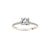 Fink&#39;s Exclusive 14K Yellow Gold Round Diamond and Diamond Shank Engagement Ring