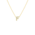 Roberto Coin Tiny Treasures Yellow Gold &quot;Love Letter&quot; Initial Pendant