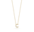 Roberto Coin Tiny Treasures Yellow Gold &quot;Love Letter&quot; Initial Pendant