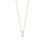 Roberto Coin Tiny Treasures Yellow Gold &quot;Love Letter&quot; Initial Pendant