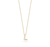Roberto Coin Tiny Treasures Yellow Gold &quot;Love Letter&quot; Initial Pendant