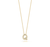 Roberto Coin Tiny Treasures Yellow Gold &quot;Love Letter&quot; Initial Pendant