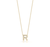 Roberto Coin Tiny Treasures Yellow Gold &quot;Love Letter&quot; Initial Pendant