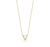 Roberto Coin Tiny Treasures Yellow Gold &quot;Love Letter&quot; Initial Pendant