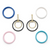 LAGOS Caviar Gold Double Circle Gold Earring Set