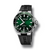 Oris Aquis Green Dial Watch for Men with Black Caoutchouc Rubber Strap