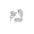 Fink&#39;s Platinum ASHOKA® Diamond Five Stone Wedding Band