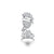 Fink&#39;s Exclusive Platinum Oval Three Stone Engagement Ring