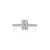 Fink&#39;s Exclusive Platinum ASHOKA® Diamond Shank Engagement Ring