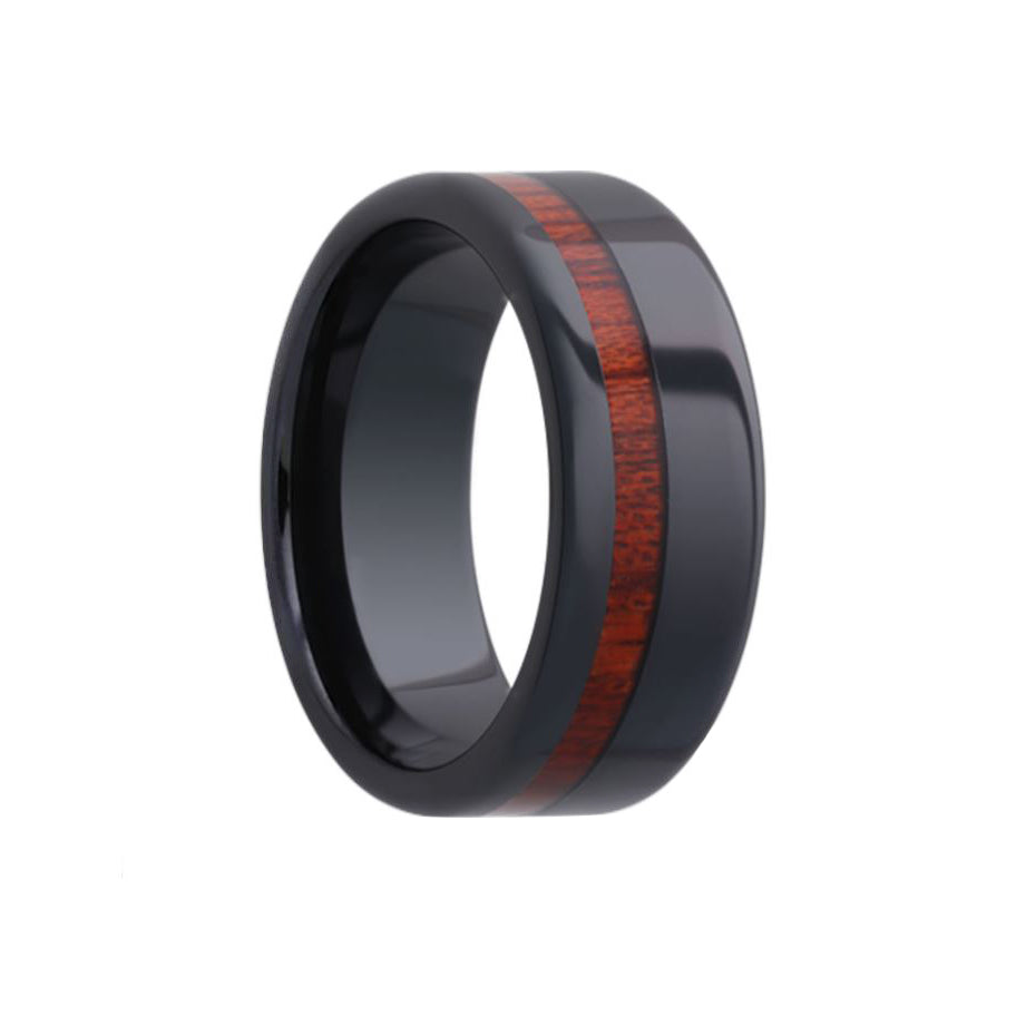 8mm Black Ceramic Men's Wedding Band Fink's Jewelers