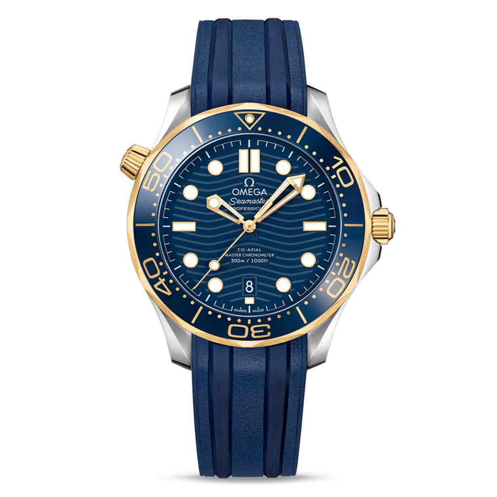 OMEGA Seamaster Diver 300M OMEGA Co-Axial Master Chronometer 42mm with Rubber Strap