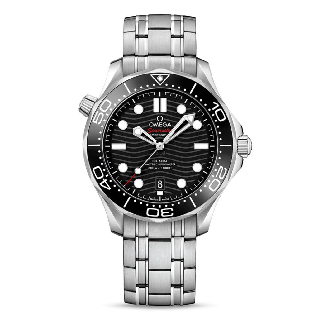 OMEGA Seamaster Diver 300M OMEGA Co-Axial Master Chronometer 42mm with Black Dial