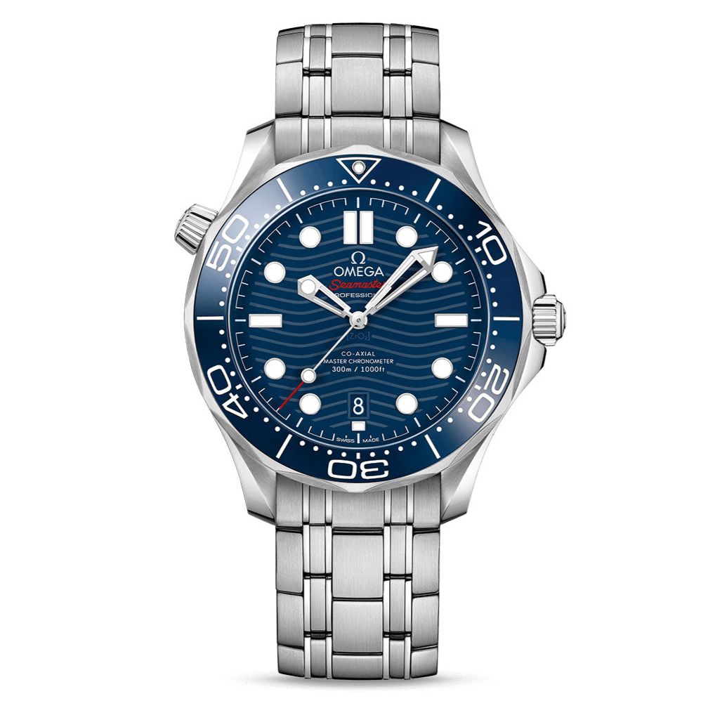 OMEGA Seamaster Diver 300M OMEGA Co-Axial Master Chronometer 42mm with Blue Dial