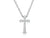 Sabel Collection 14K White Gold Diamond Cross Necklace