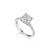 Fink&#39;s Exclusive Platinum Cushion Cut Diamond Engagement Ring with Diamond Shank Accents