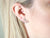 Sabel Collection 18K White Gold Bezel Stud and Wrap Earring Jacket Earrings in .60cttw