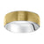 Fink&#39;s Men&#39;s 7mm Two-Tone Engraved Satin Band