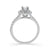 Fink&#39;s Exclusive 14K White Gold Cushion and Round Diamond Double Halo Engagement Ring