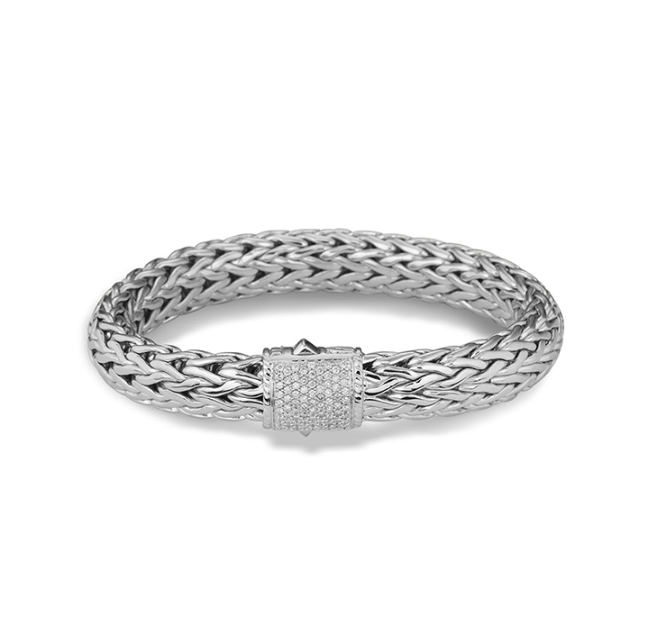 Classic Clasp with Large Hardy Chain Diamond John | Bracelet