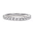 Fink&#39;s 14K White Gold 13 Stone Shared Prong Wedding Band