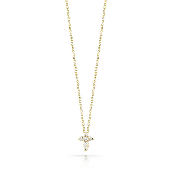 Roberto coin deals cross necklace