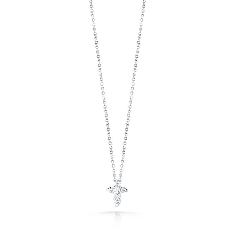 Roberto coin sideways cross necklace deals