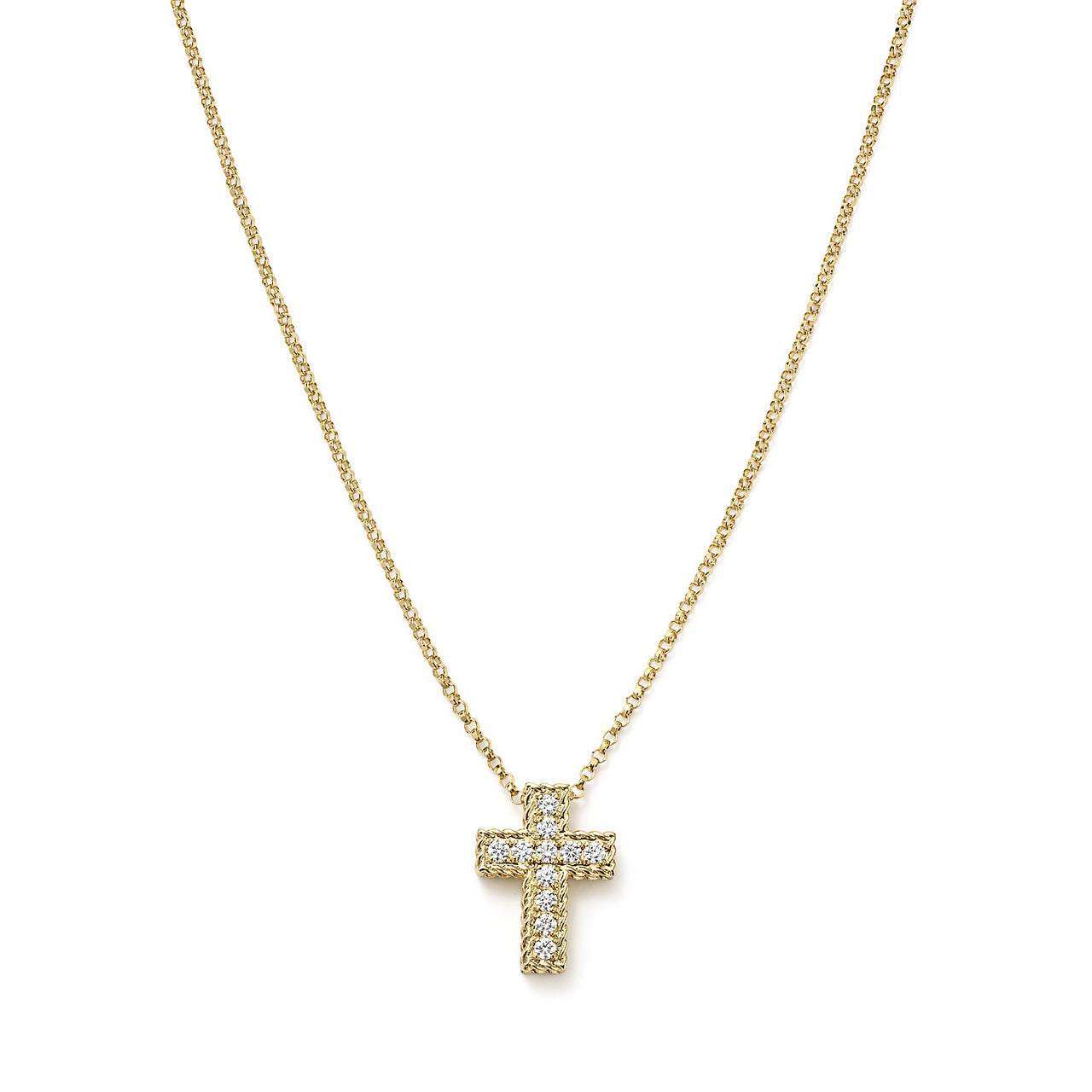 Roberto Coin Cross Pendant, 000353AYCH00 | Eiseman Jewels