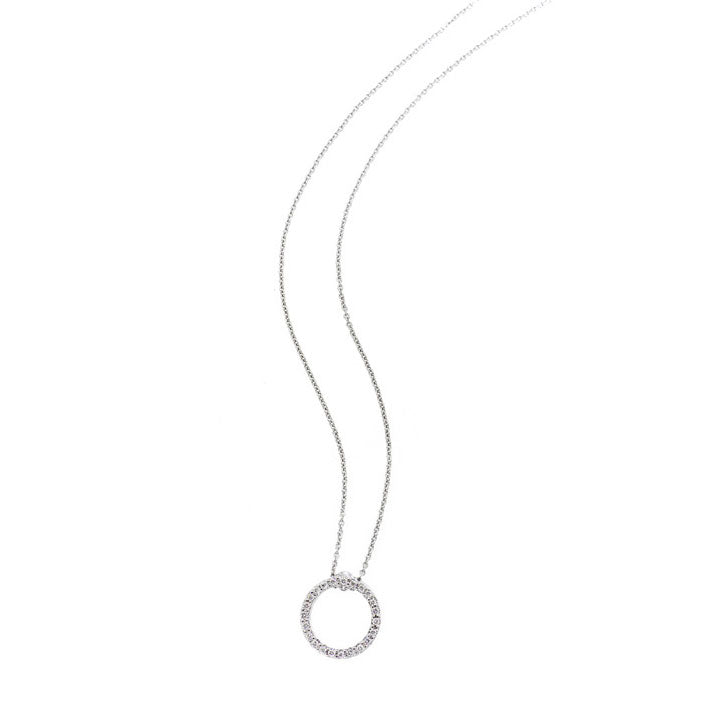 Roberto Coin Small Circle Pendant Necklace Fink's Jewelers