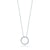 Load image into Gallery viewer, Roberto Coin Tiny Treasures Small White Gold and Diamond Circle Pendant