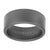 Load image into Gallery viewer, Grey Tungsten Smooth Edge Band for Men by Triton