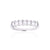 Fink&#39;s Platinum Emerald Cut Diamond Wedding Band