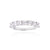 Fink&#39;s Platinum Cushion Cut Diamond Wedding Band