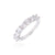 Fink&#39;s Platinum Cushion Cut Women&#39;s Diamond Wedding Band