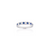 Load image into Gallery viewer, Sabel Collection 14K White Gold Channel Round Sapphire and Diamond Ring