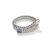 John Hardy Medium Classic Chain Bracelet with Blue Sapphire Clasp