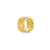 Roberto Coin Venetian Princess 18K Yellow Gold Diamond Wide Satin Band
