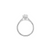 Fink&#39;s Exclusive 14K White Gold Round Diamond Engagement Ring with Pavé Shank