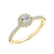 Fink&#39;s Exclusive 14K Yellow Gold Round Diamond Halo Engagement Ring