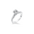 Fink&#39;s Exclusive .50ct Round Diamond Four Prong Scroll Detail Solitaire Engagement Ring