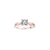Fink&#39;s Exclusive Round Diamond and Twisted Shank Engagement Ring