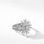 David Yurman Starburst Station Ring with Pavé Diamonds in size 7