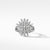 David Yurman Starburst Station Sterling Silver Ring with Pavé Diamonds