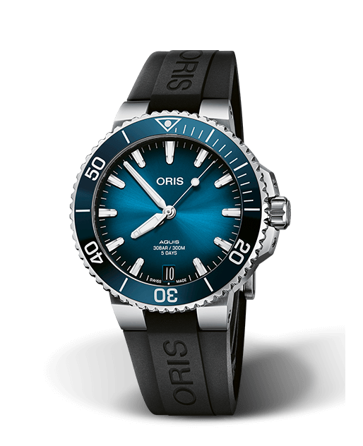 Oris Aquis Date Calibre 400 Watch with Black Strap Fink's