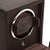Detail of Wolf Single Watch Winder in Brown Cub