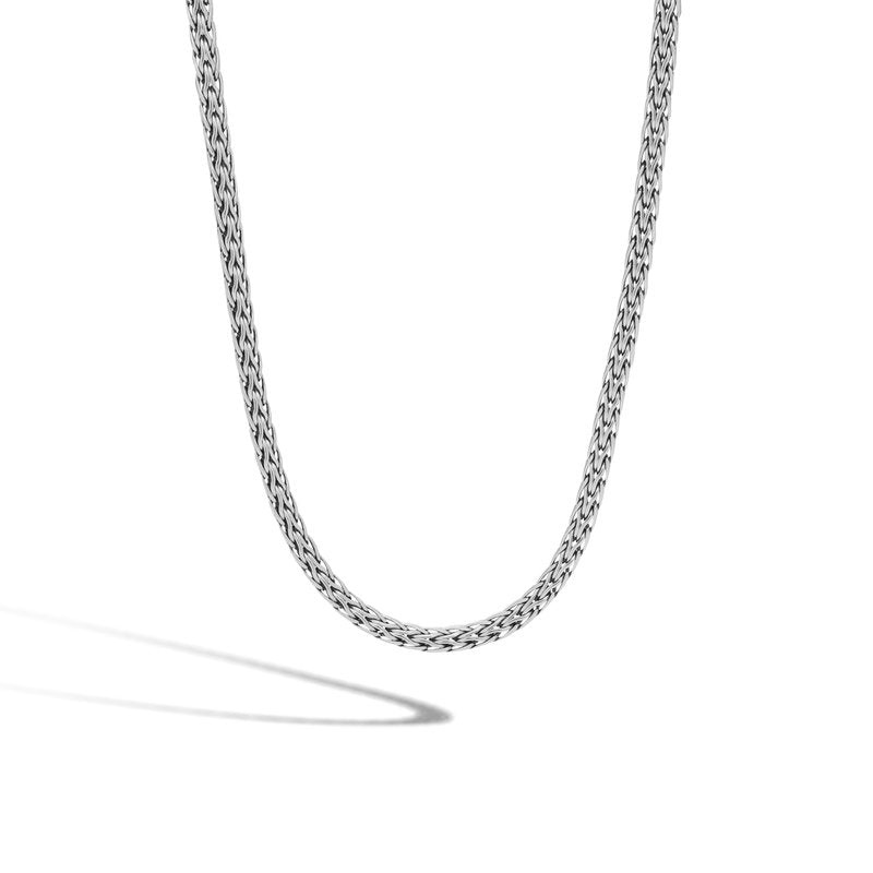 John Hardy Classic Chain Slim Oval Necklace in 36