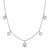 Load image into Gallery viewer, Roberto Coin Five Diamond Drop Station Necklace