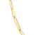 Roberto Coin Designer Gold 18K Yellow Gold Alternating Size Paperclip Link Chain